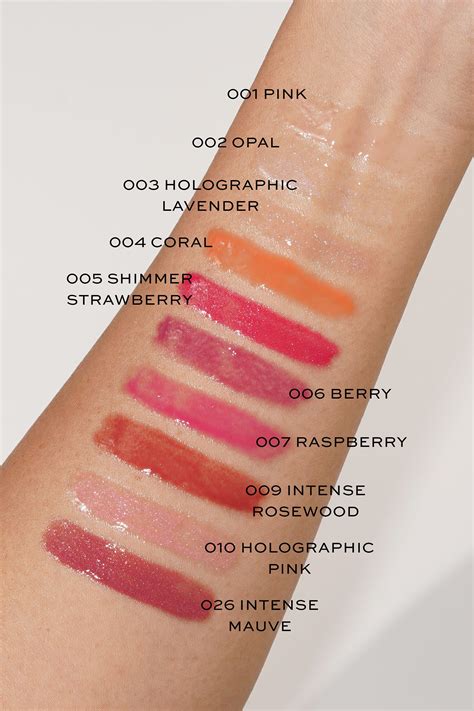 dior lip glow lilac|Dior lip gloss color chart.